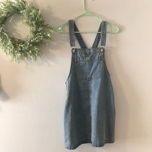 Jean skirt overalls size S/M